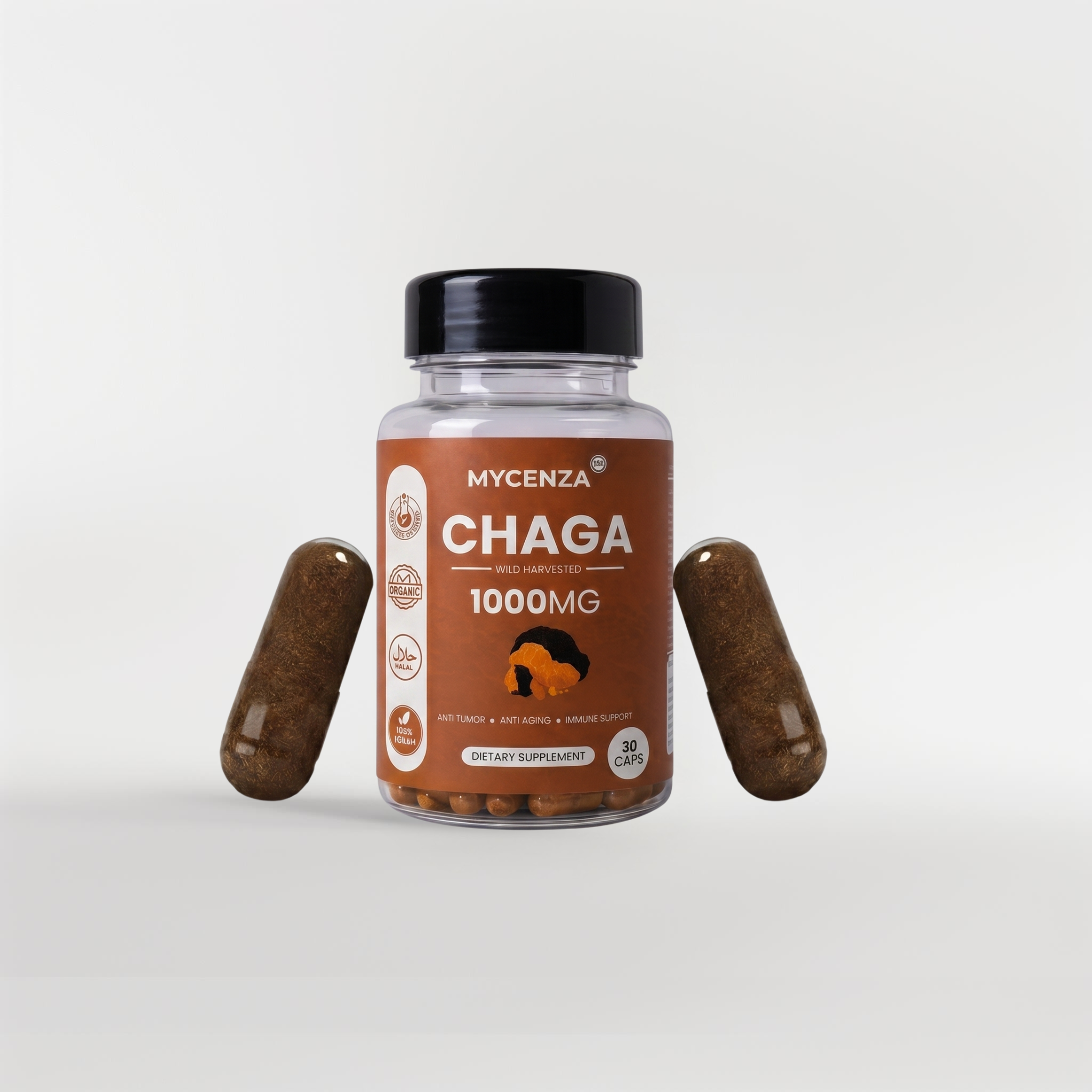 Chaga Mushroom Capsules 1000MG
