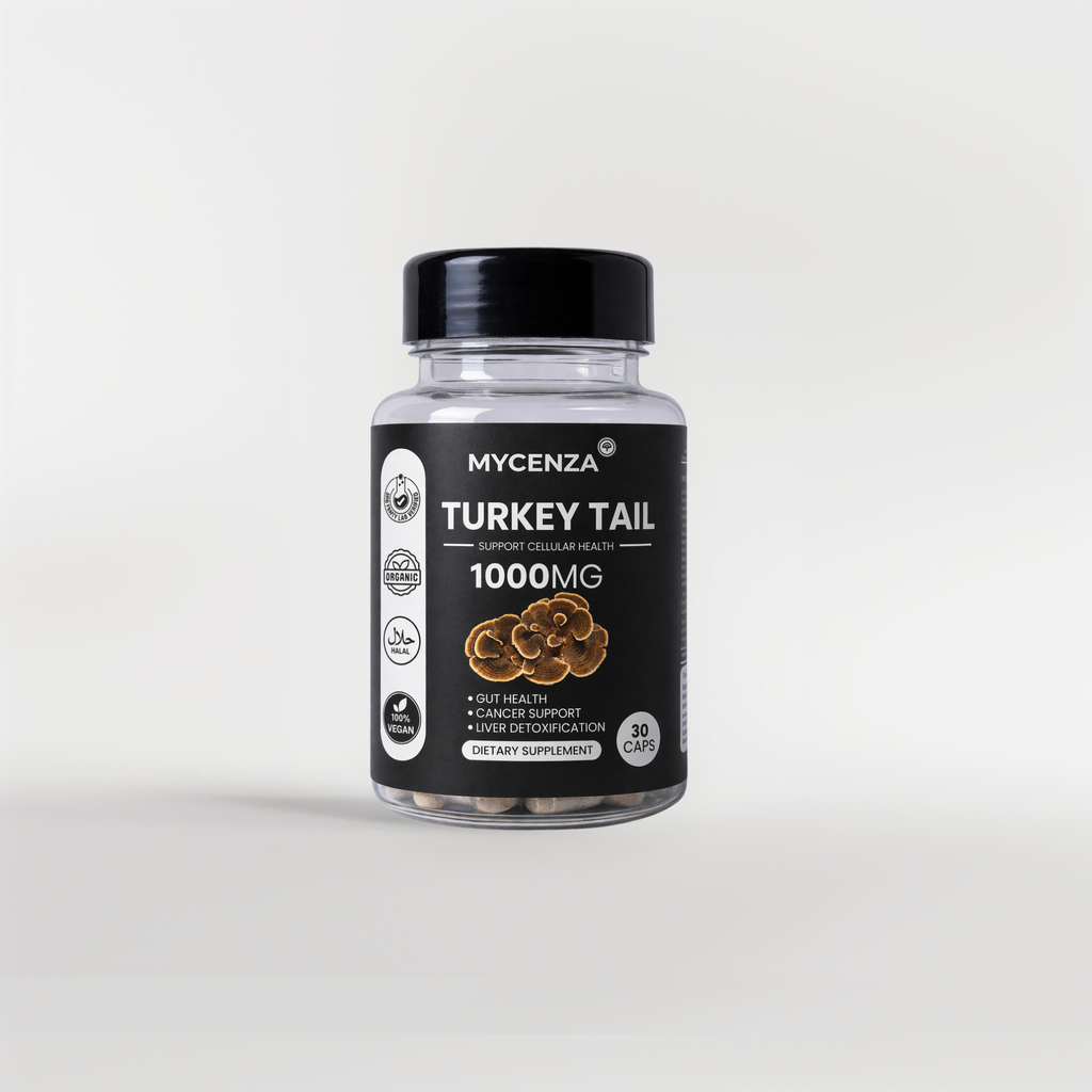 Turkey Tail Capsules for Immune & Gut Support 1000 mg